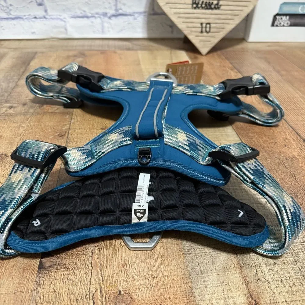 Arcadia Trail Dog Harness Blue Quick-Dry Reflective Padded Play All Day XXL NWT